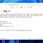 Notepad hỗ trợ Markdown với thanh công cụ định dạng mới trên Windows 11