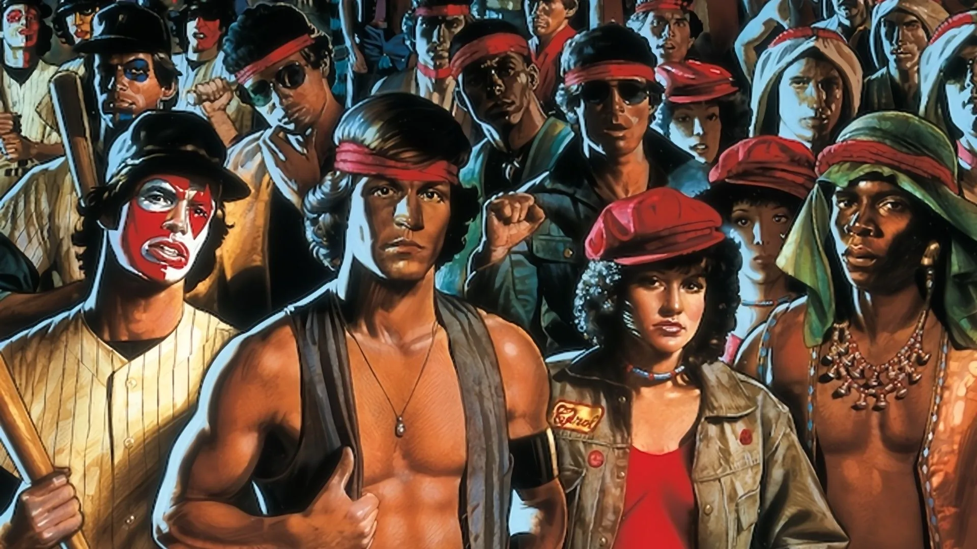 Poster game The Warriors với các thành viên băng đảng, gợi ý cho bản làm lại tiềm năng