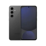 Samsung Galaxy S24 FE màu đen trên nền trắng