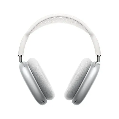 Tai nghe Apple AirPods Max màu bạc, minh họa cho khả năng âm thanh lossless và độ trễ thấp khi kết nối USB-C.