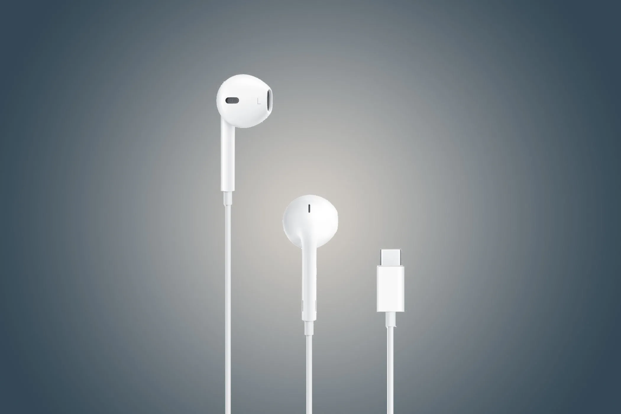 Tai nghe Apple EarPods với cổng USB-C, minh họa cho việc sử dụng tai nghe USB-C với Meta Quest.