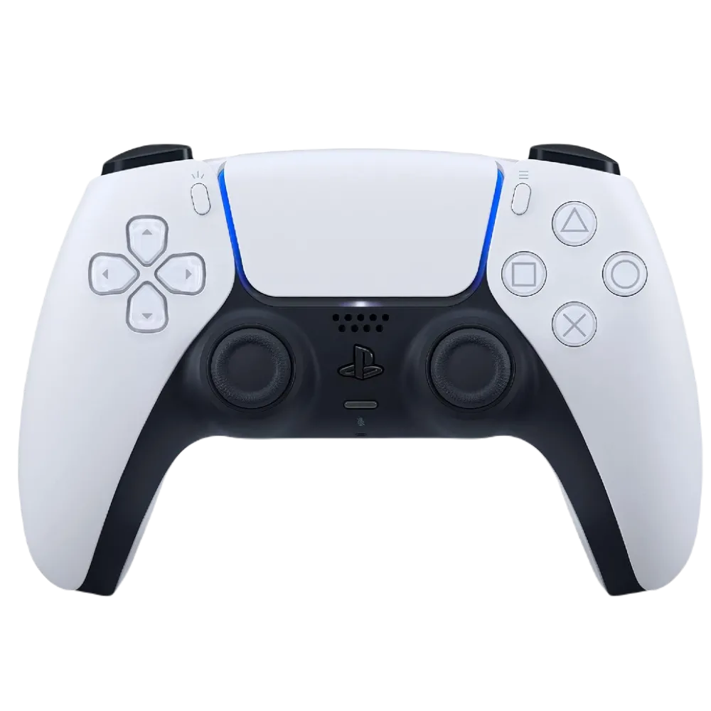 Tay cầm Sony DualSense màu trắng, phụ kiện không thể thiếu cho trải nghiệm PlayStation 5.