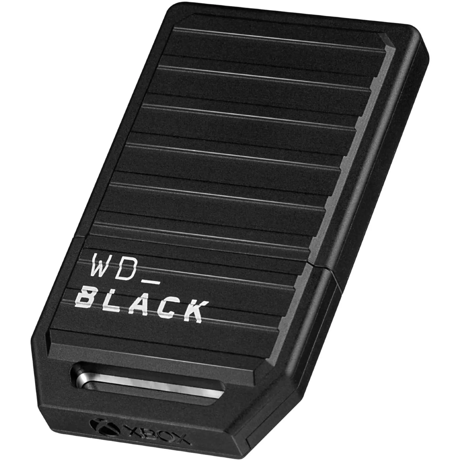 Thẻ nhớ mở rộng WD_BLACK C50 2TB cho Xbox Series X|S màu đen trên nền trắng, giải pháp tăng dung lượng bộ nhớ chơi game hiệu quả.