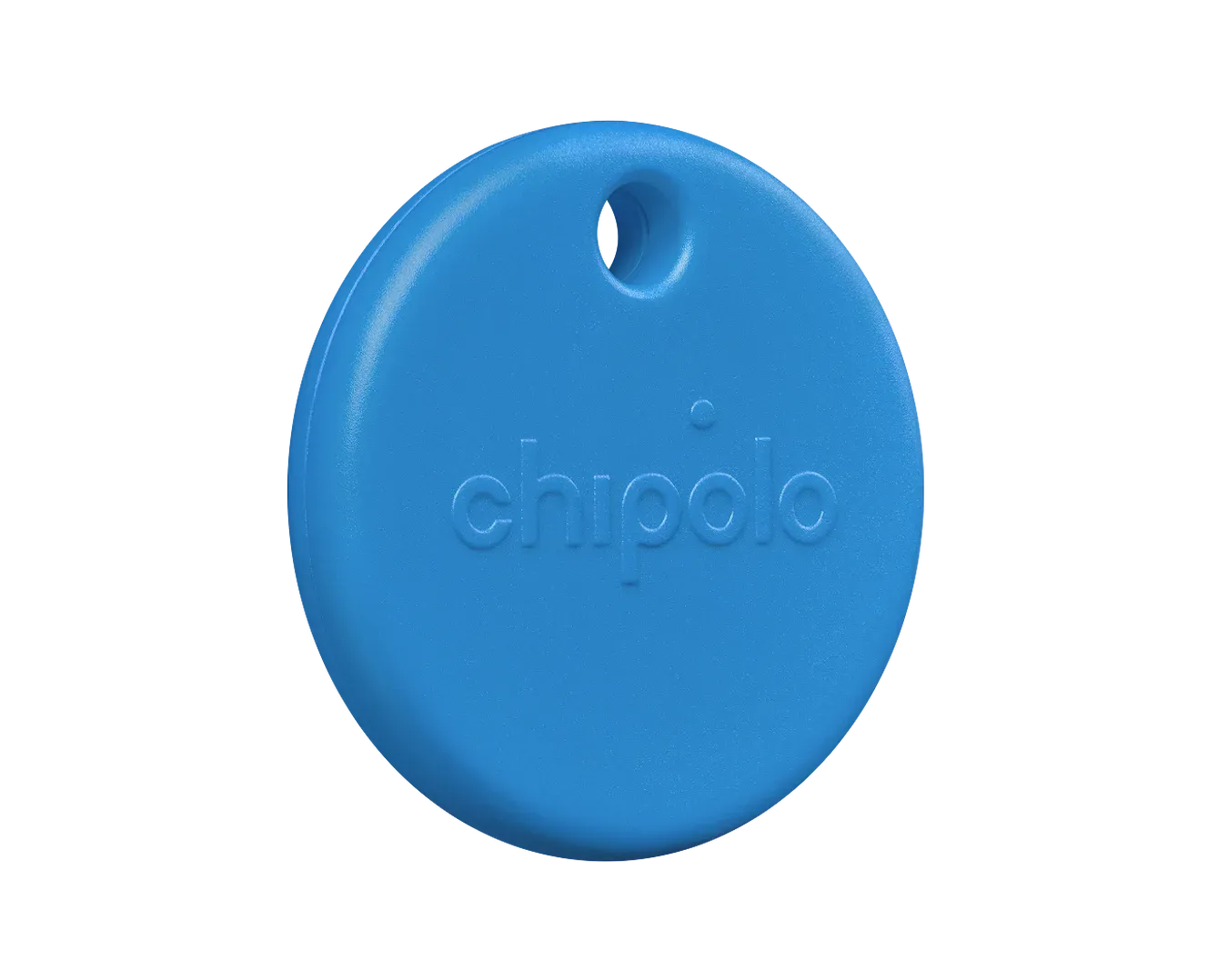 Thiết bị định vị Chipolo Pop màu xanh dương.