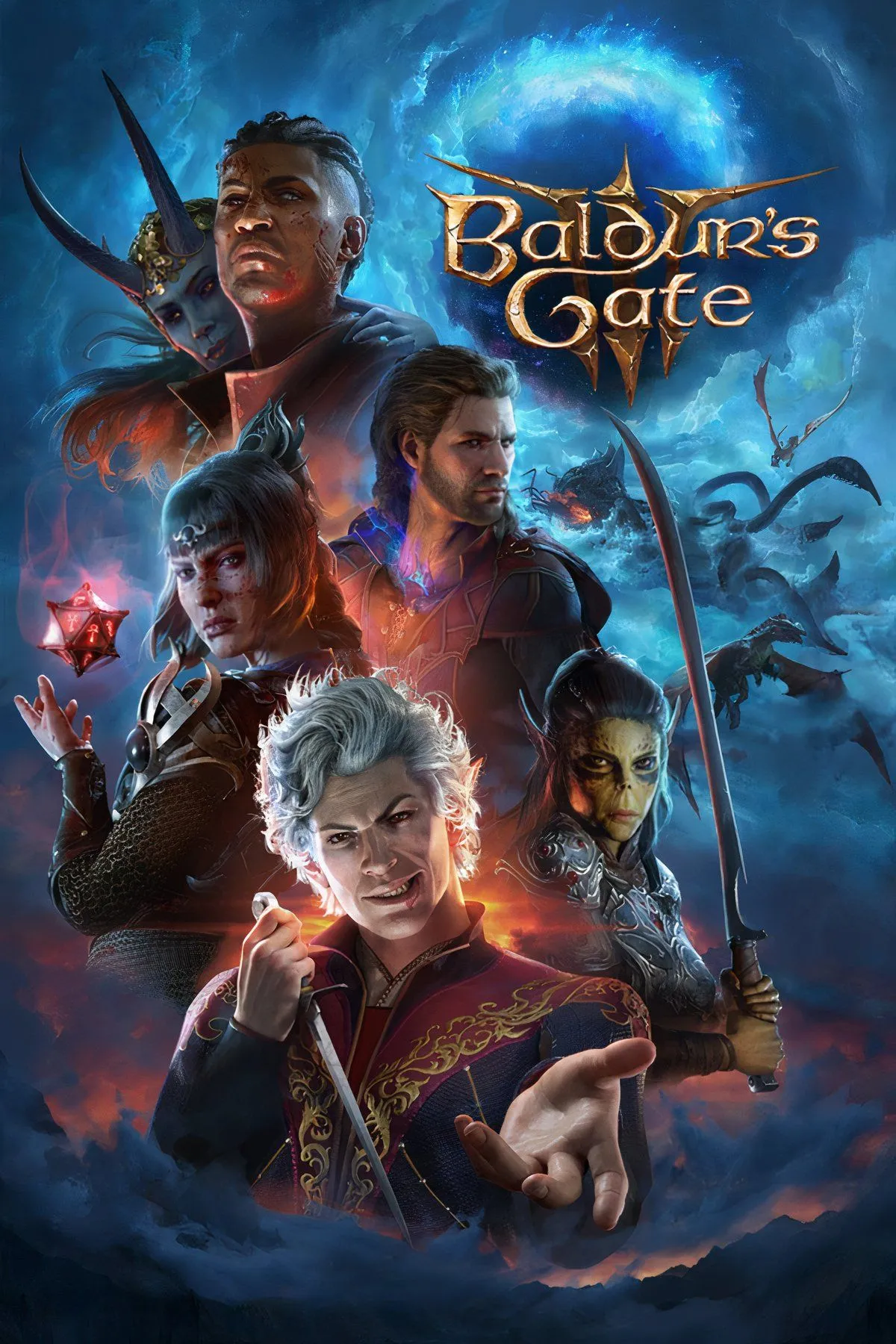 Thông tin chi tiết về game Baldur's Gate 3, với thể loại RPG và các hệ máy chơi game phổ biến như PlayStation, Xbox và PC.