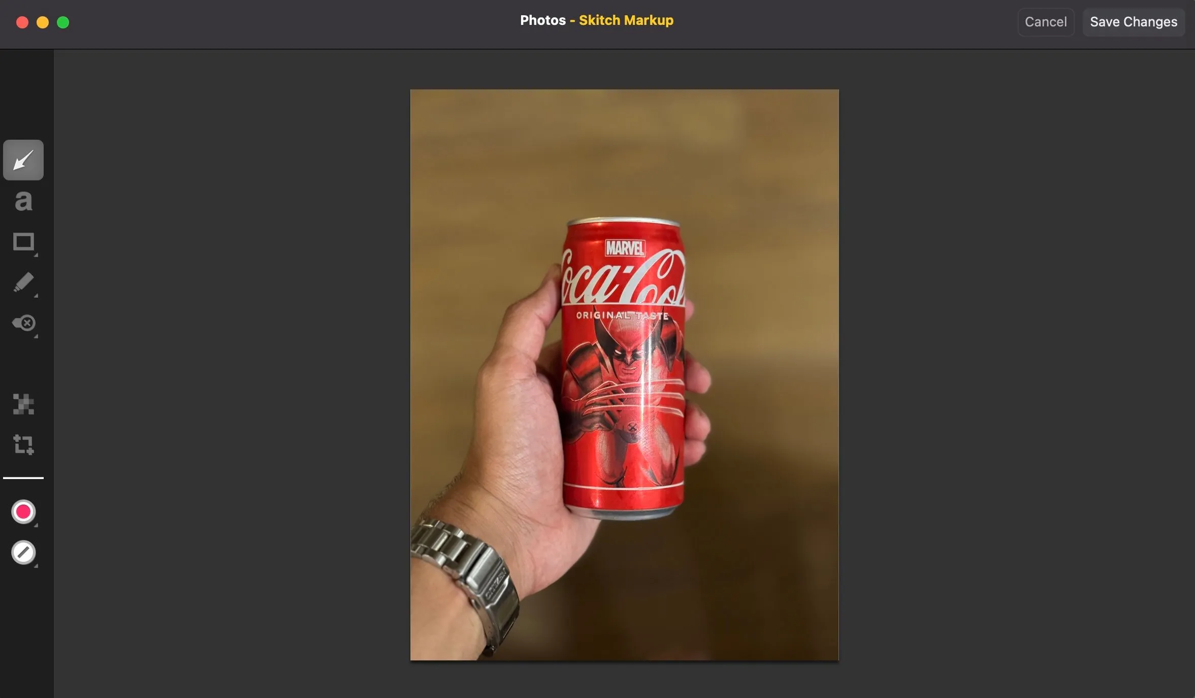 Tích hợp ứng dụng Skitch vào ứng dụng Photos trên Mac để đánh dấu và chú thích ảnh, thể hiện khả năng mở rộng tiện ích của Photos.