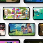 Tổng hợp các trò chơi nổi bật trên Apple Arcade hiển thị trên màn hình iPhone
