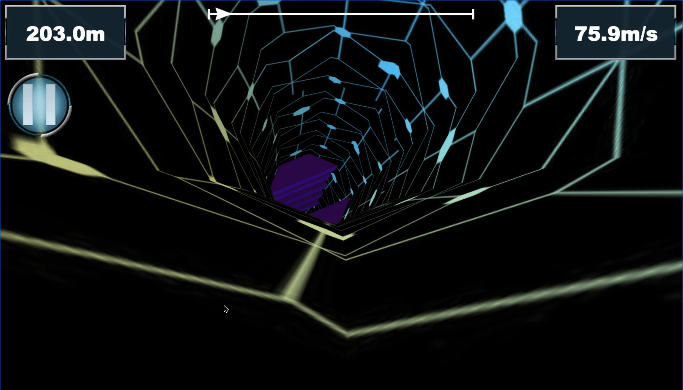 Tunnel Rush - Game chạy đường hầm tốc độ cao, né vật cản