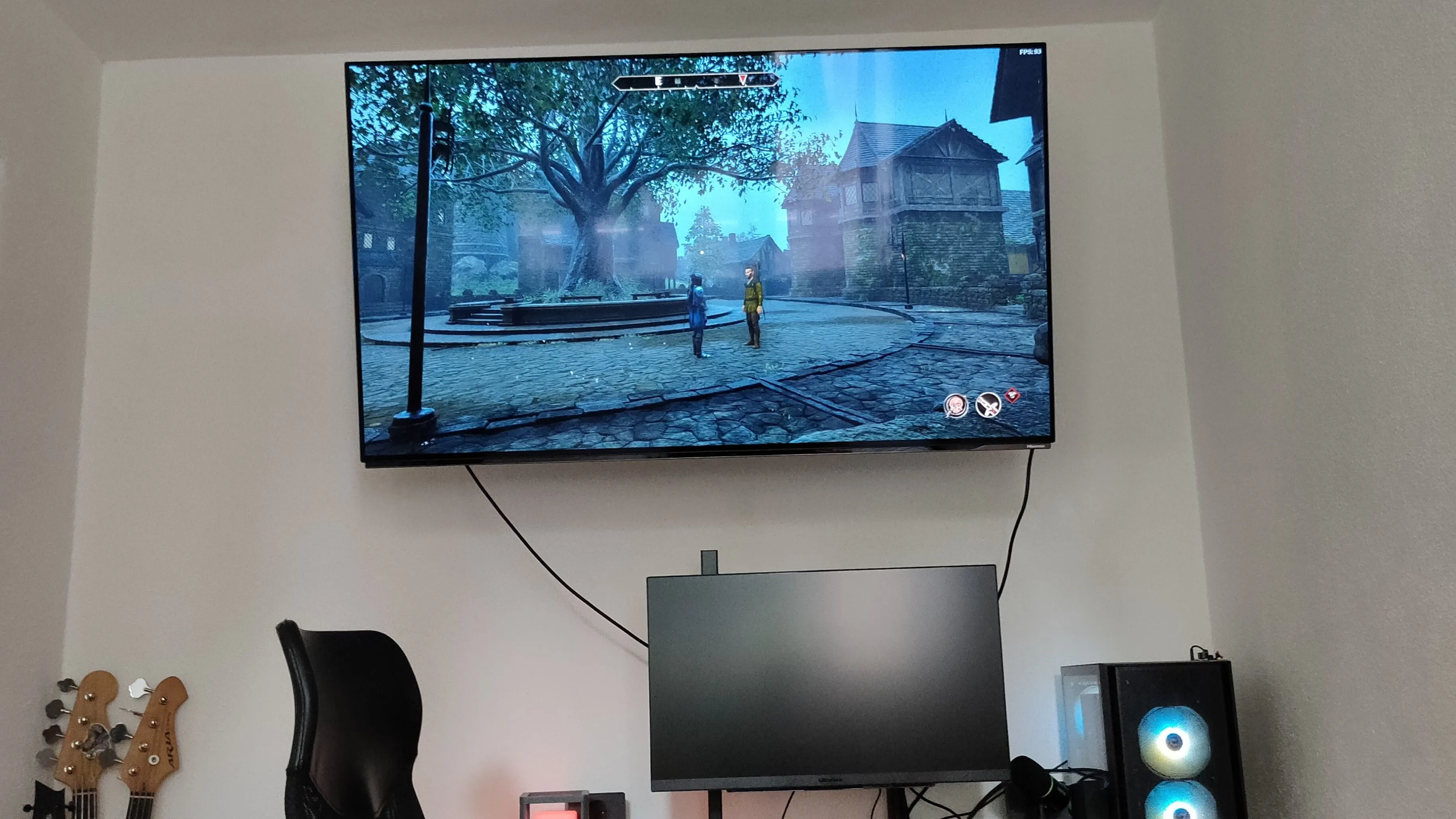 TV Hisense 55A85K 55 inch 4K 120Hz OLED kết nối với PC chơi game