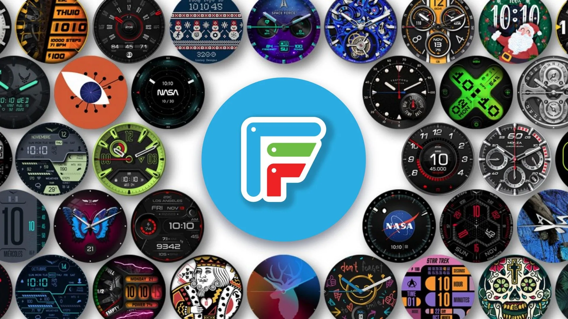 Ứng dụng Facer trên Wear OS 6, cho phép tùy chỉnh mặt đồng hồ thông minh.