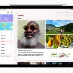 Ứng dụng Journal của Apple hiển thị trên iPad chạy iPadOS 26